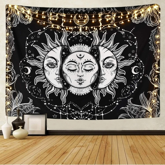 Other - Sun and Moon Tapestry Wall Art Tapestries Decor for Living Room Bedroom Dorm